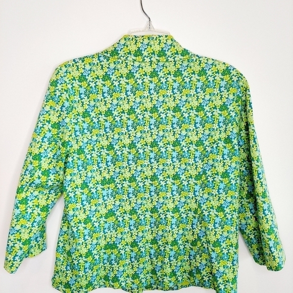 Vintage David Brooks Floral Blazer lined size 12 - Picture 9 of 14